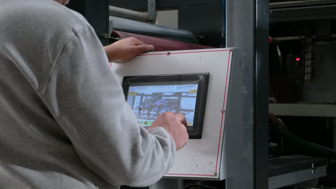 Operator on the production line