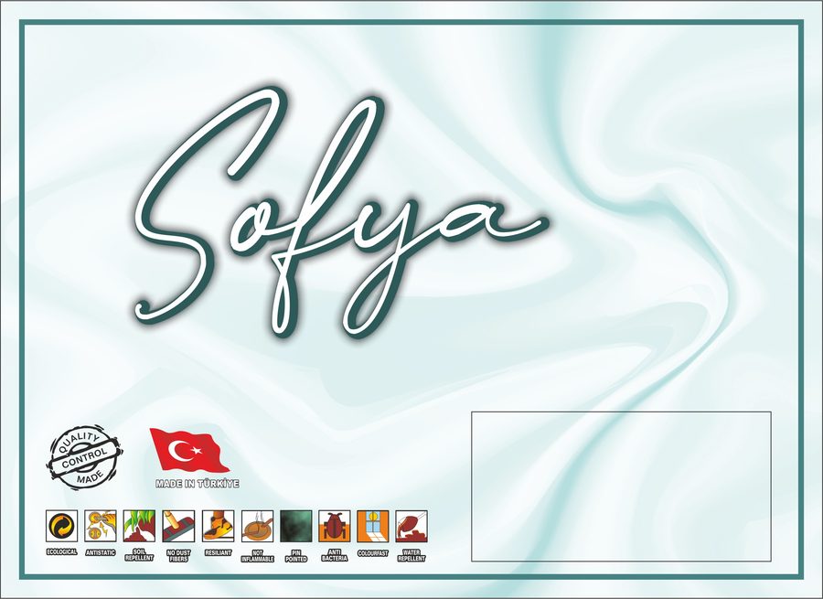 Sofya koleksiyonu halı sırt etiketi tasarımı